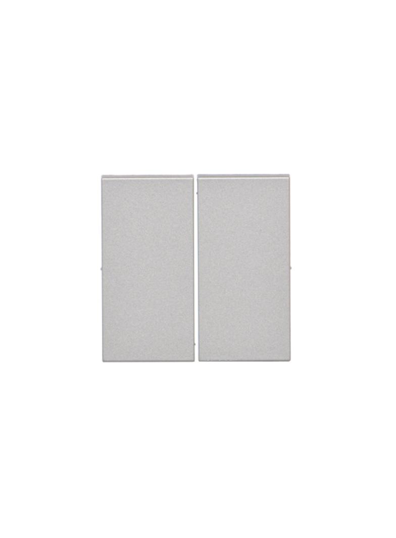 Simon 55 Klawisz podwójny do: SW6/2WM SW7/2M Aluminium mat TKW6/2/X/143 KONTAKT