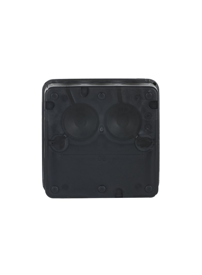Puszka IP55 86x86 mm czarna