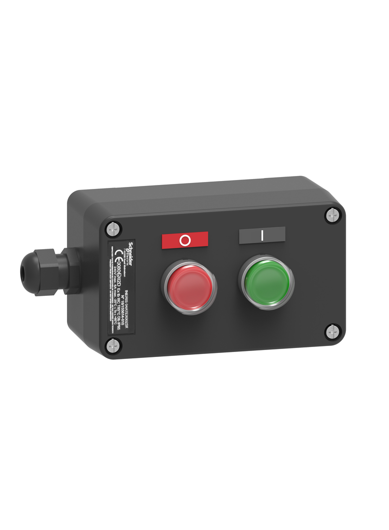 Harmony XAW Stacja kontrolna XAWG plastikowa 1 NO zielona StartStop