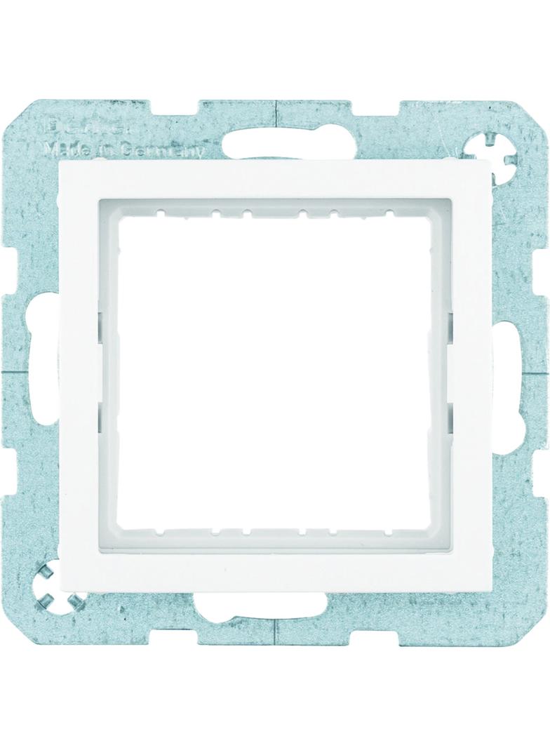 BERKER B.Kwadrat/B.3/B.7 Zestaw adaptacyjny do modułów systo 45x45mm biały mat 14401909 HAGER