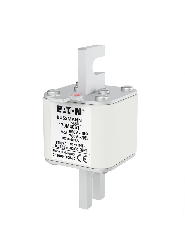 350A 690V 1TN/80 aR INDICATOR FUSE Wkładka szybka 350A AC 690V DIN 1 53x66x108 mm aR DIN 170M4061 EA