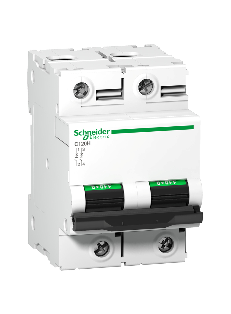 Wyłącznik nadprądowy Acti9 C120H 2P D63A A9N18500 Schneider