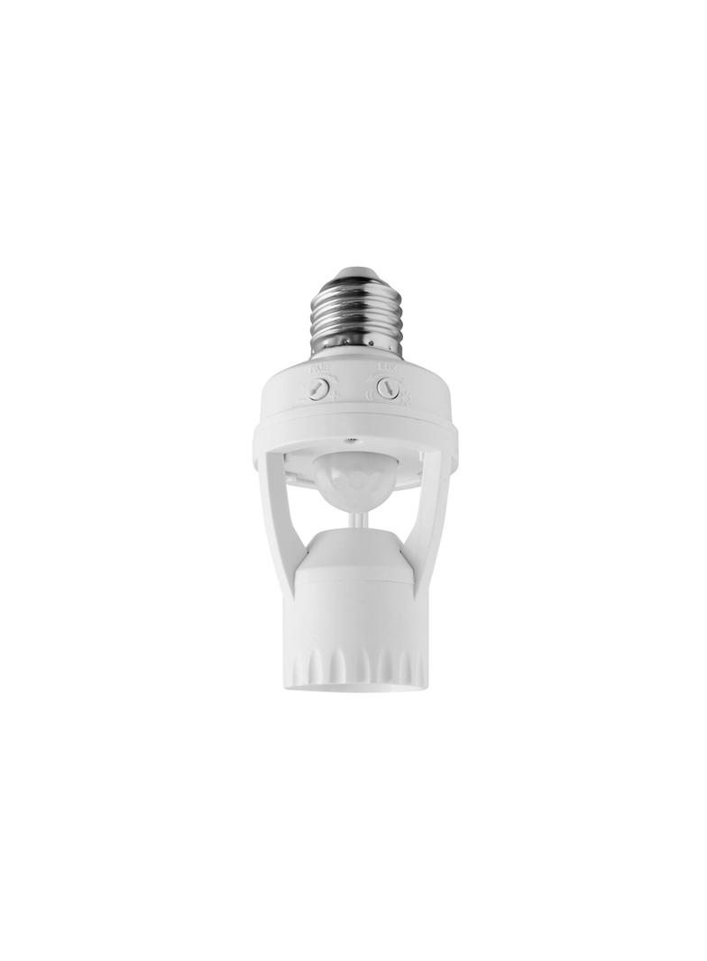 CZUJNIK RUCHU CR-6, MAX. 60W, E27, AC220-240V, 50/60HZ, KĄT DZIAŁANIA 360*, ZASIĘG 6M ± 2-3,5M, IP20