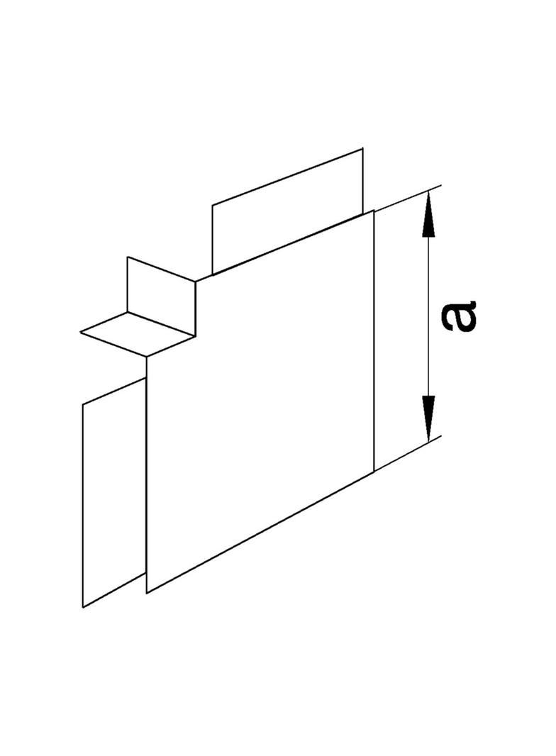 tehalit.LF Kąt płaski 20x35/36mm biały