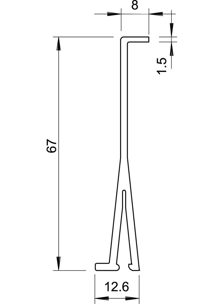 2371, PRZEGRODA 80X2000MM