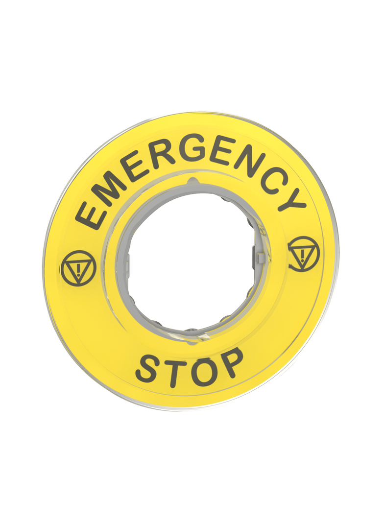 Harmony XB4 Etykieta do ESTOP EMERGENCY STOP