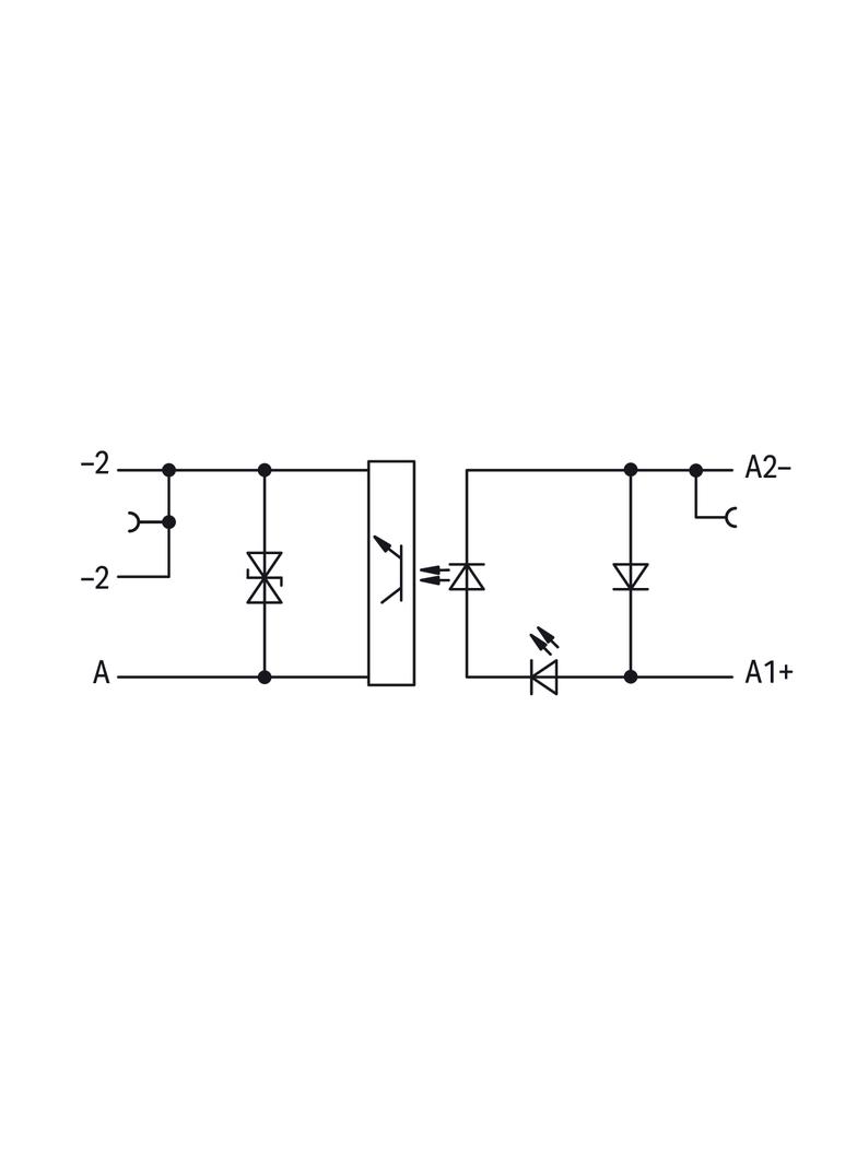 złączka z optoseparatorem 24VDC/24VDC/100mA/10kHz /10szt./ WAGO