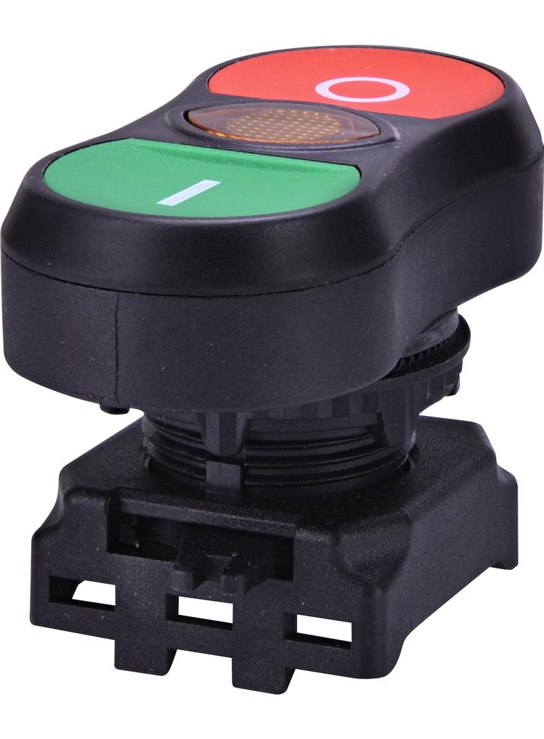 EGTI-A - Napęd z guzikiem podwójnym podświetlany z pomarańczową listwą centralną