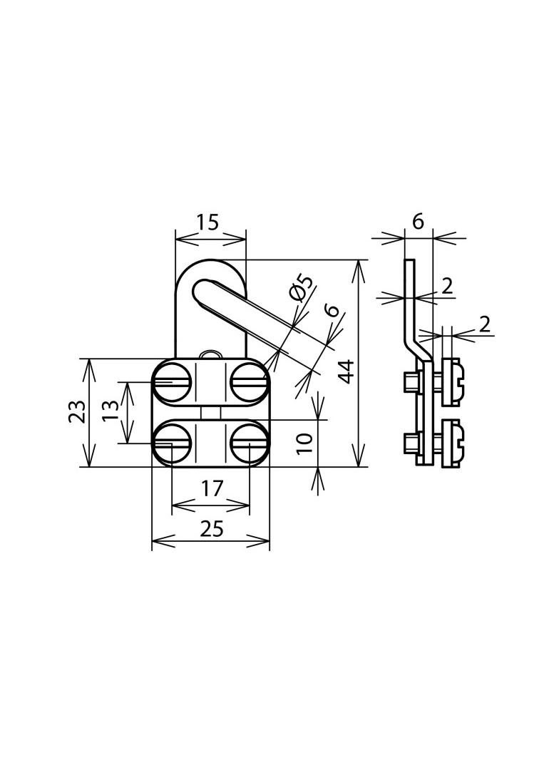 Końcówka kablowa uziemiająca 6-16 mm2, Cu /gal Sn