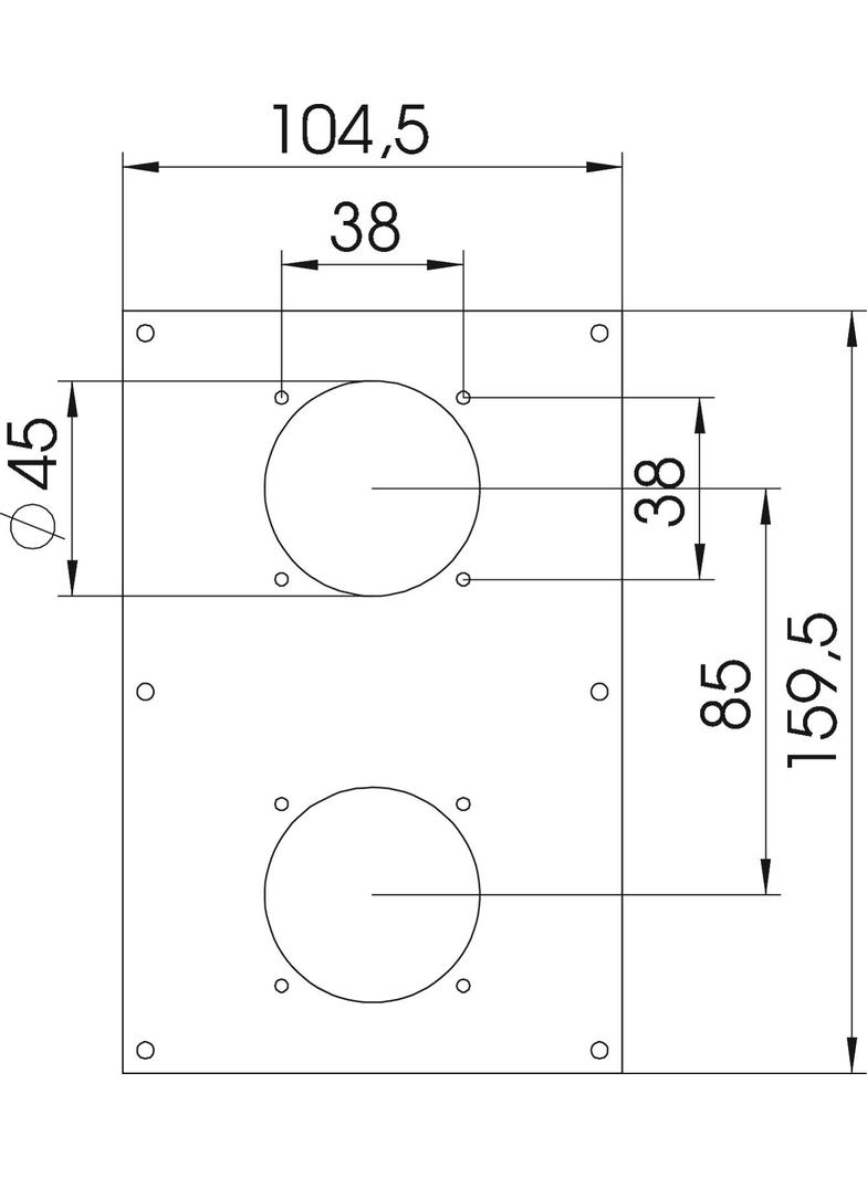 VHF-P8, PŁYTKA MONTAŻOWA
