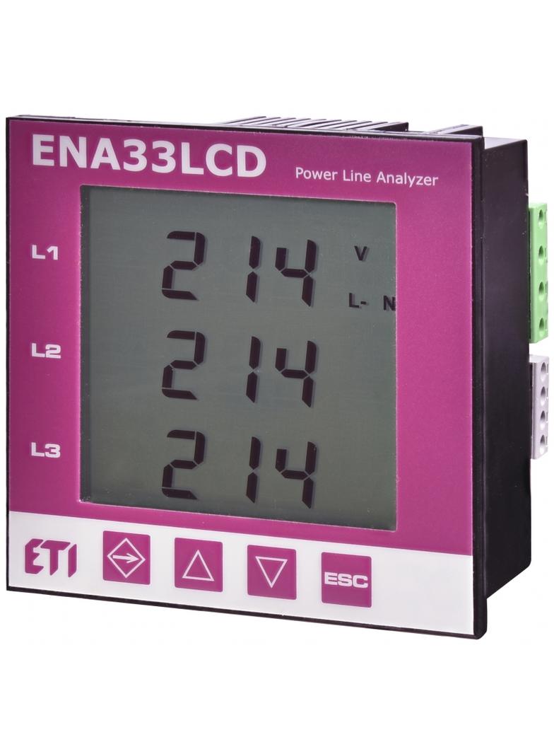 Analizator parametrów sieci 96x96 ENA33LCD 004656910 ETI