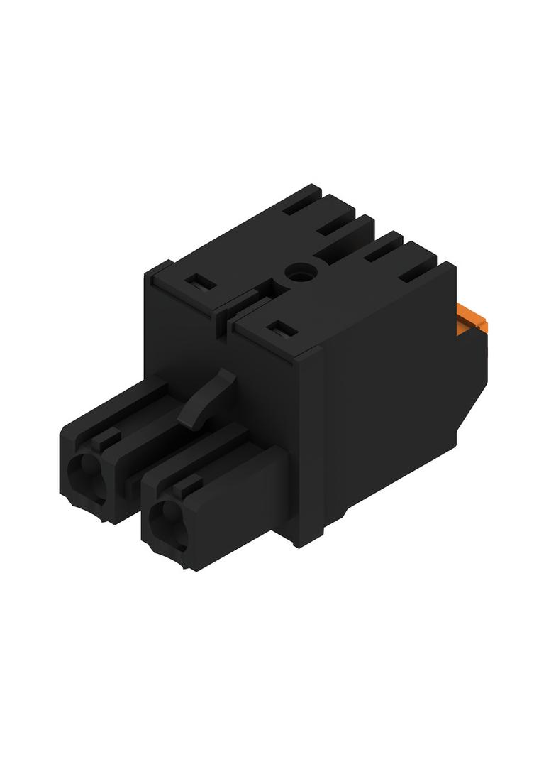 BLF 7.62HP/02/180 SN BK BX Wtyk PCB (złącze wiązki), 7.62 mm, Liczba biegunów: 2, PUSH IN /120szt./ 1043830000 WEIDMÜLLER