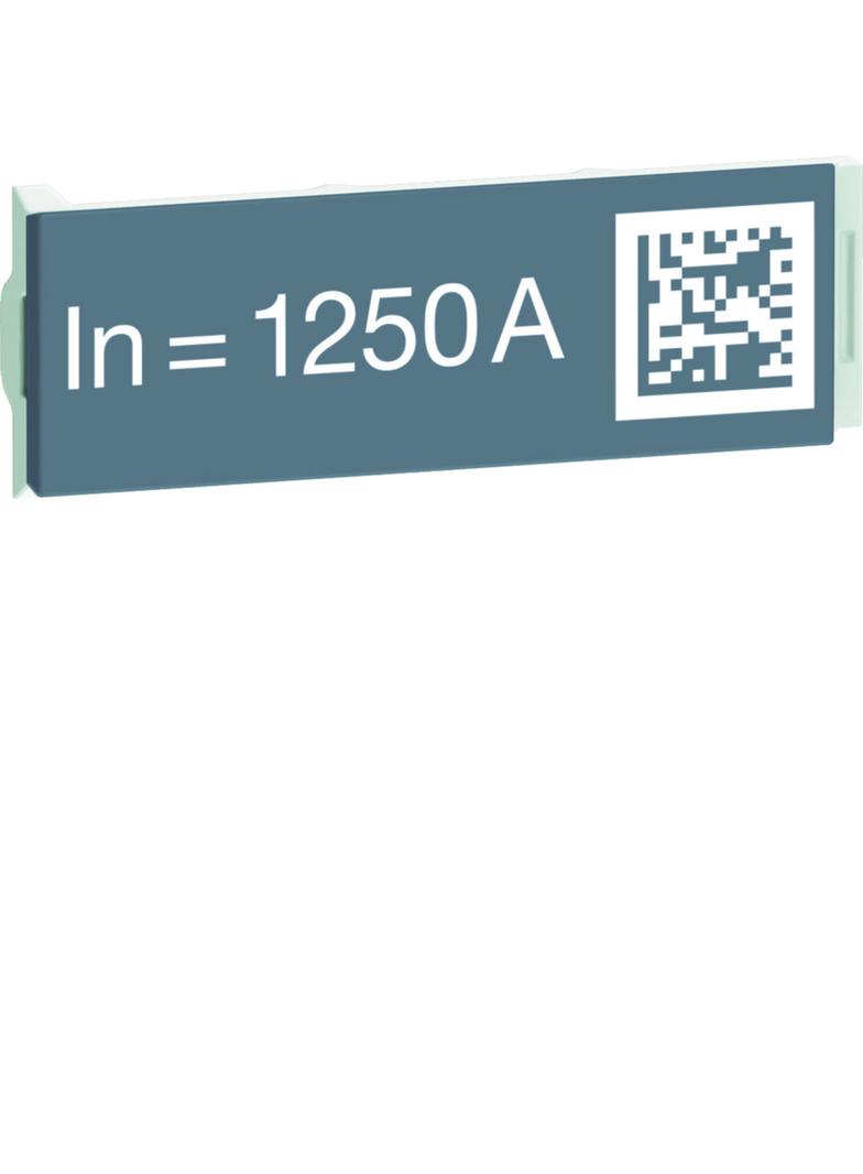 ACB HW1 Wtyczka z oznaczeniem znamionowym wyłącznika 1250A dostarczane luzem