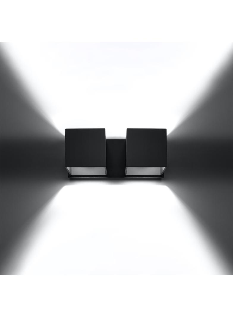 Sollux Kinkiet QUAD 2 czarny SL.0657