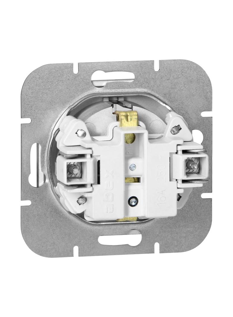 Gniazdo pojedyncze podtynkowe 2P+Z Schuko Pearl, 16A, 250V, PT-17P, antracyt OR-OE-7705(GS)/A ORNO