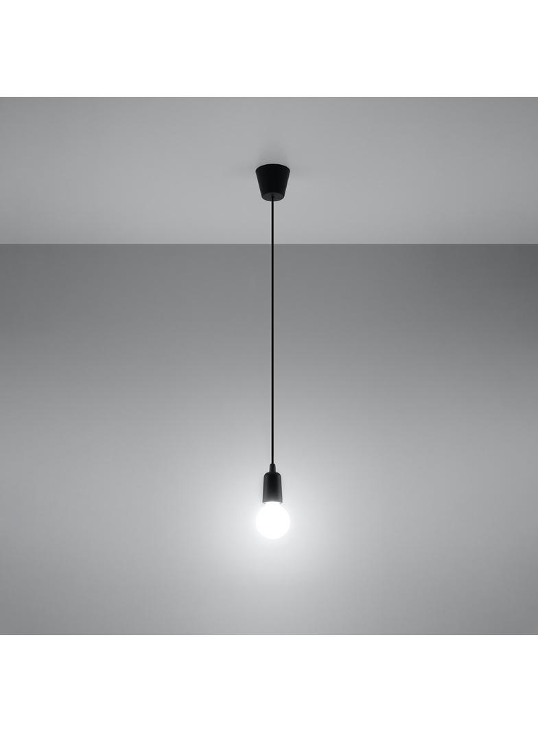 Sollux Lampa wisząca DIEGO 1 czarna SL.0572