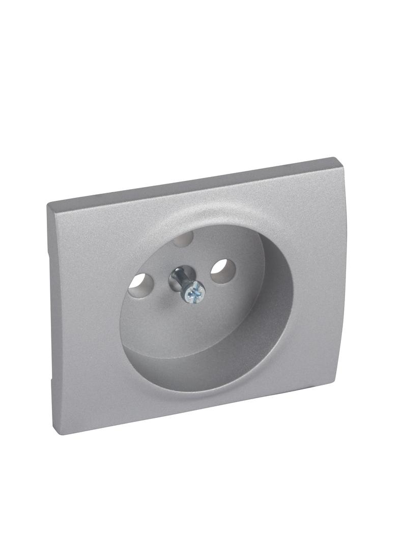 SISTENA LIFE PLAKIETKA METALIC GNIAZDA POJEDYNCZEGO 2P+Z, Legrand