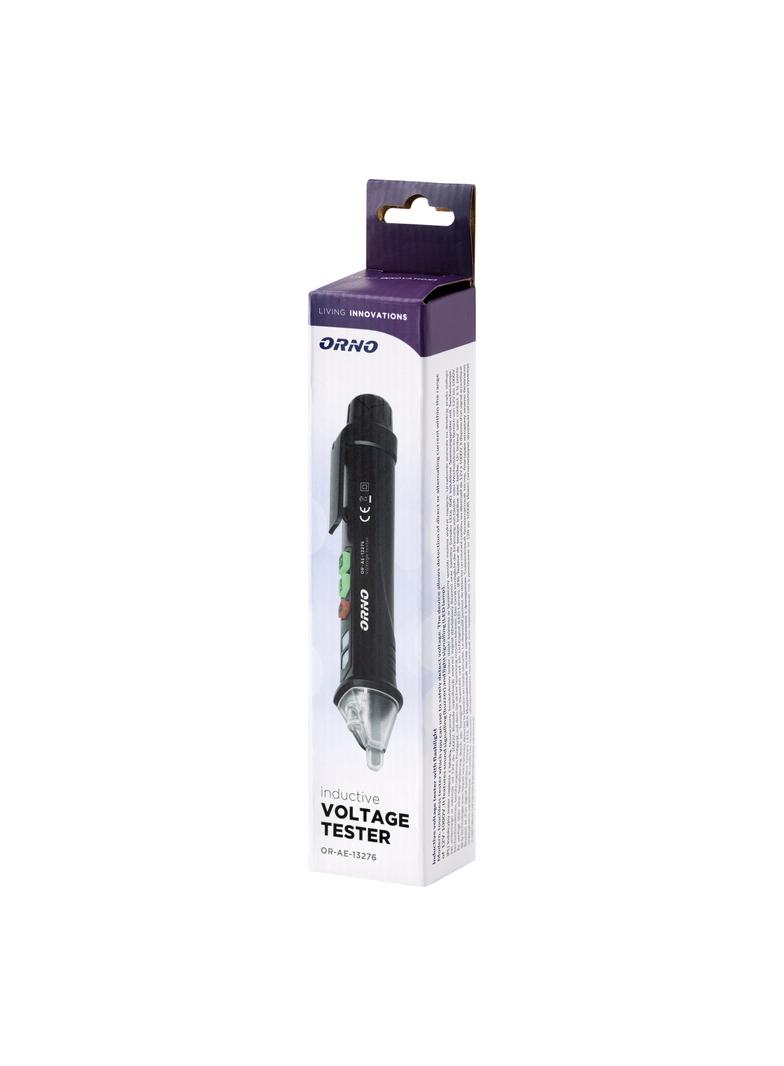Indukcyjny tester napięcia, 12-1000 V AC/DC, latarka, czarny OR-AE-13276 ORNO