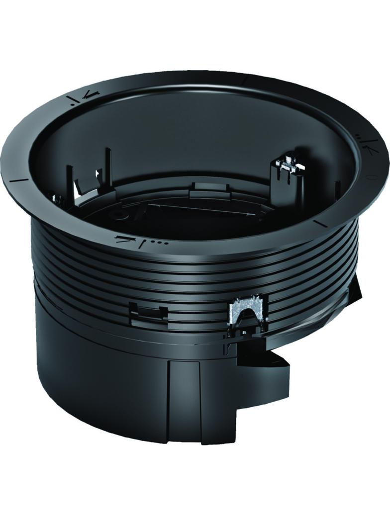 tehalit.VE-EE Puszka instalacyjna R02 do puszki podłogowej czarny