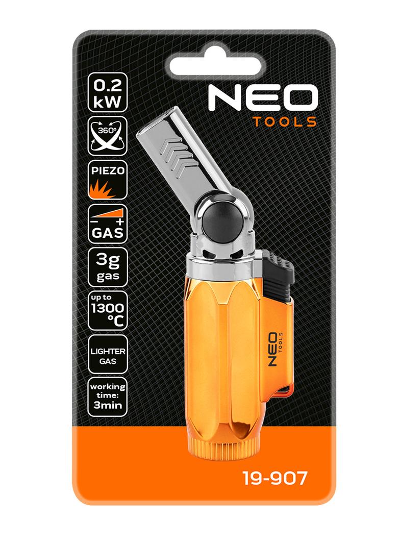 Mikropalnik gazowy z zapłonem piezo, 360st., regulacja płomienia, pojemność 3g