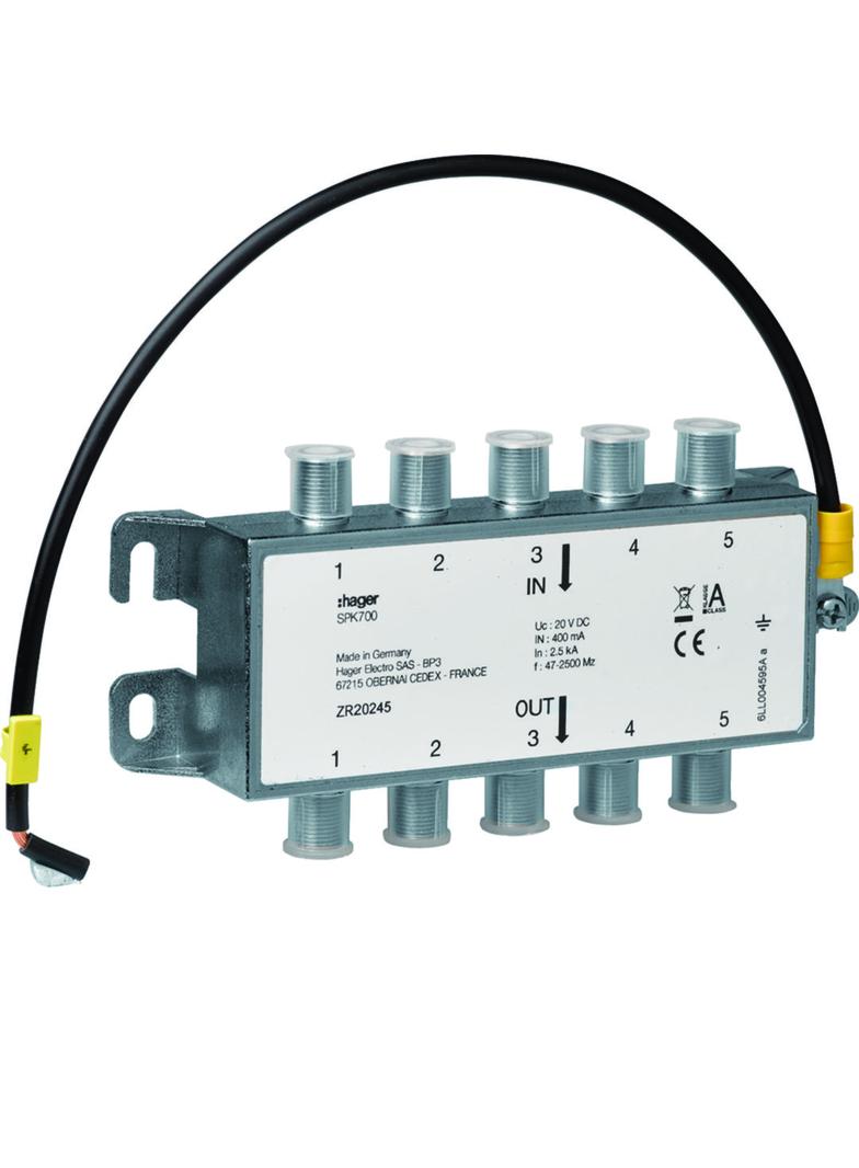 SPD TV 5 torów coax In=2,5kA