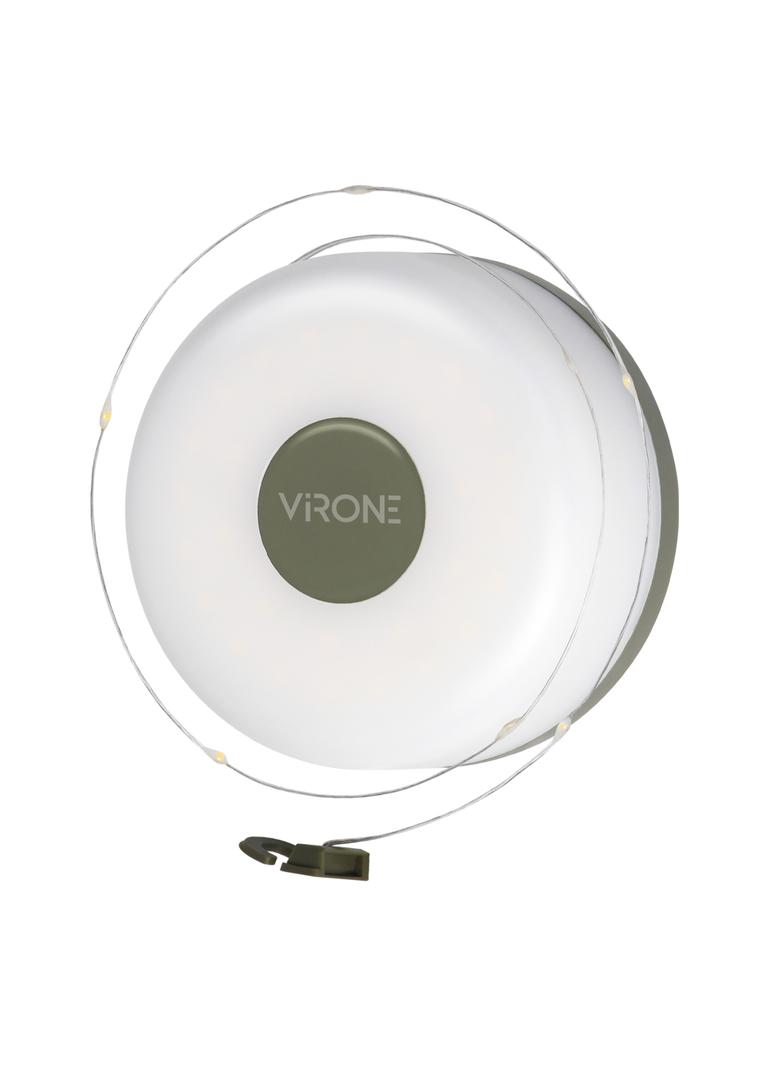 Lampka kempingowa z girlandą, 80/200lm, 2000mAh, 3000K, 8m