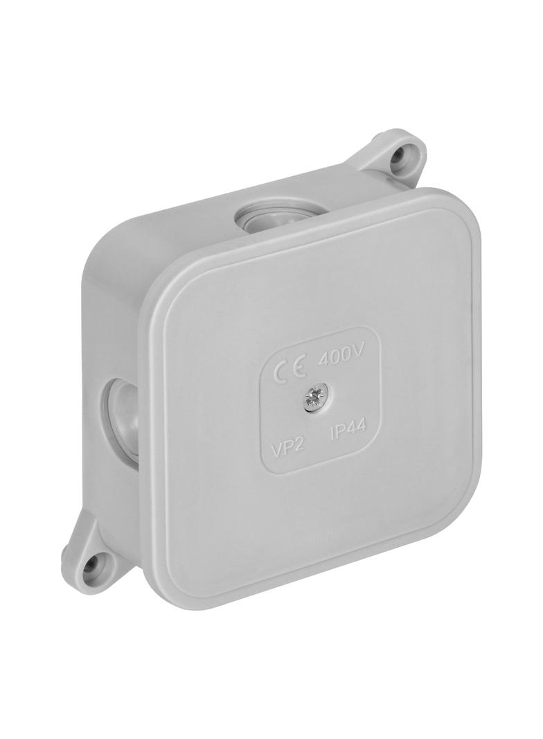 Puszka n/t ECO IP44 400V 4 dławnice gumowe 85x85x35mm szary OR-JB-13806/G ORNO