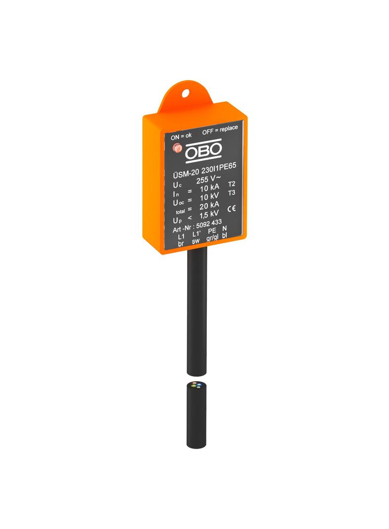 ÜSM-20-230I1PE65 Ogranicznik przepięć LED