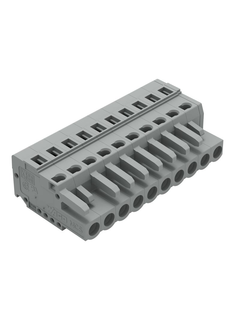 Gniazdo MCS‑MIDI Classic 10‑biegunowe szare raster 5mm 231‑110/026‑000 /50szt./ WAGO