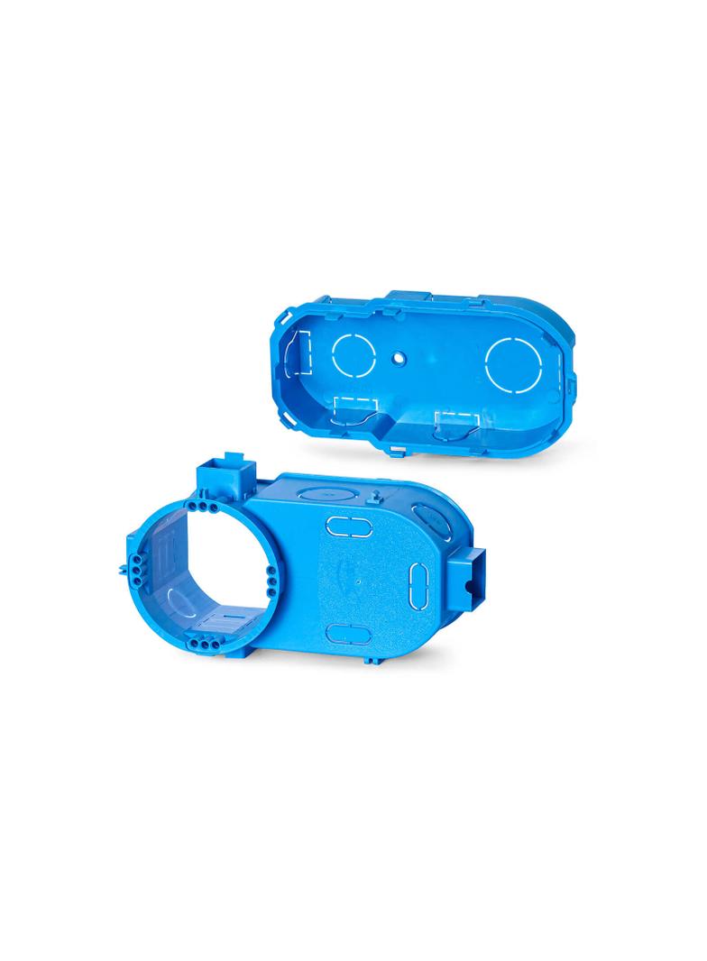 SE2x60G ,  Puszka do istalacji elementów elektronicznych, podtynkowa, głęboka, szeregowa, niebieski