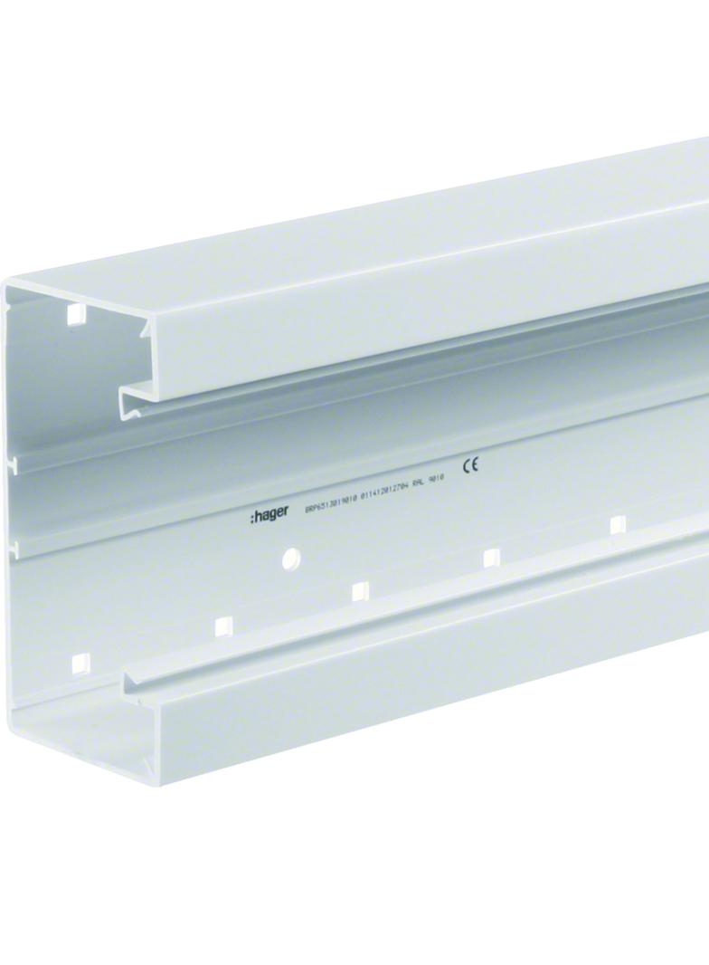 tehalit.BRHP Kanał PC-ABS podstawa 65x130, biały, bezhalogenowy