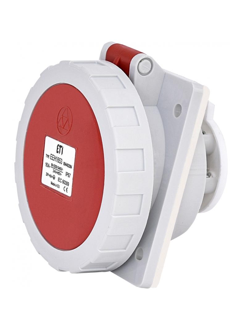 16A 400V 3P+N+PE Gniazdo tablicowe IP67 EEH 1653 004482084 ETI