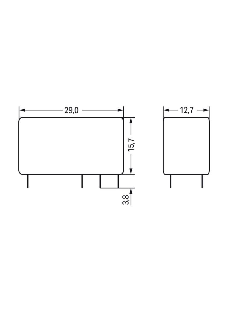 przekaźnik miniaturowy 60V DC 2p /20szt./ WAGO