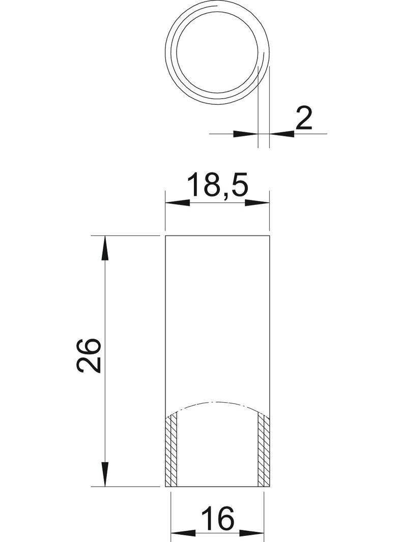 SVM16 W G, Mufa rurowa
