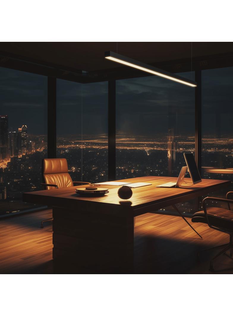 ALLDAY BASIC 50W CCT 230V IP20 1503x42x37mm CZARNY 5 LAT GW.