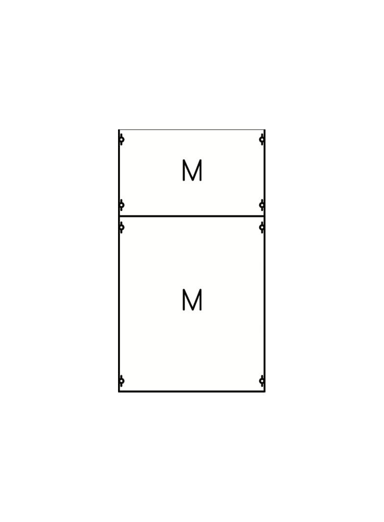 2M2A Pole rozdzielcze 2 kol.szer.