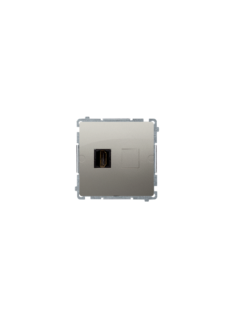 Simon Basic Gniazdo HDMI pojedyncze satynowy BMGHDMI.01/29 KONTAKT