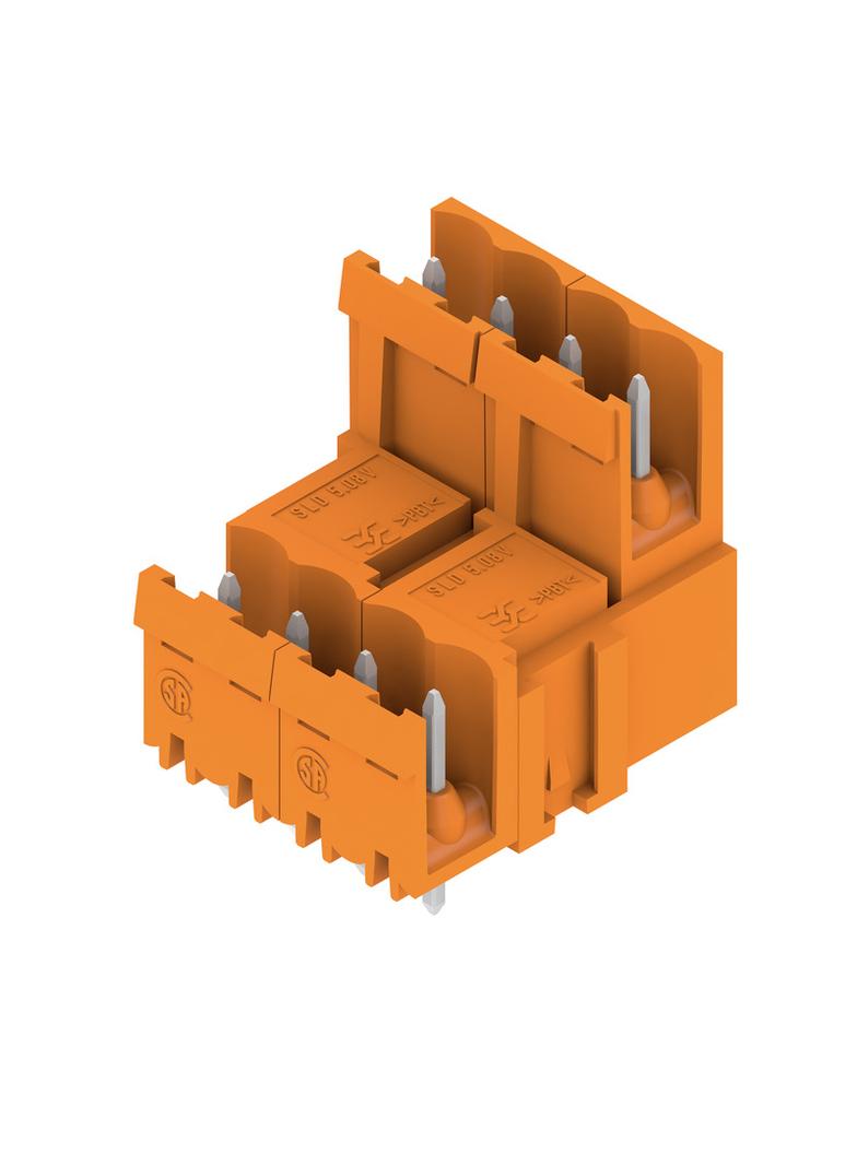 SLD 5.08V/08/180 3.2SN OR BX Wtyki PCB (złącza płyty), 5.08 mm, Liczba biegunów: 8, kąt odejścia: 180° /50szt./ 1725670000 WEIDMÜLLER