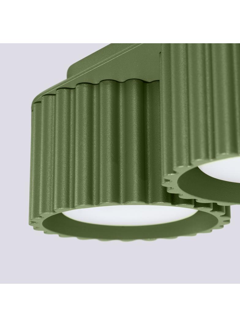 SOLLUX Plafon AURA 2 zielony oliwkowy Gx53 ; SL.1798