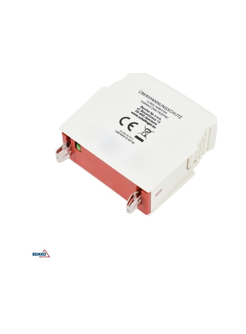 WKŁADKA DLA OGRANICZNIKA PRZEPIĘĆ KLASA T1T2 (B+C) 8kA SCHELINGER