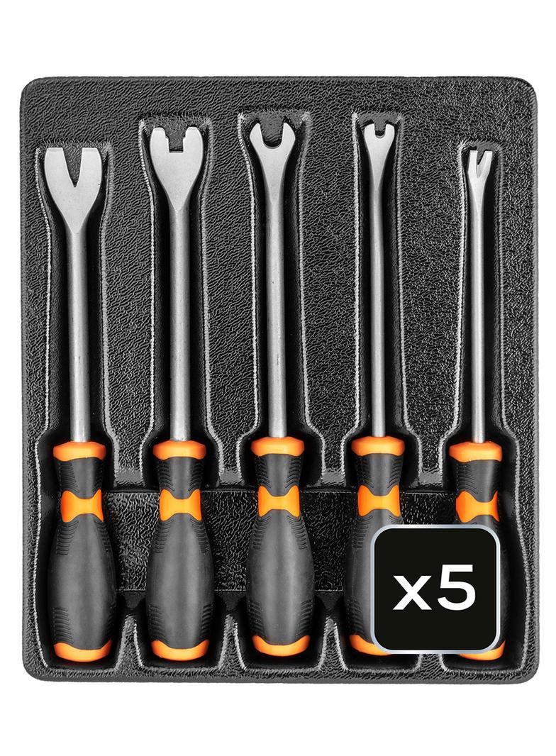 Ściągacze tapicerki, 5 sztuk