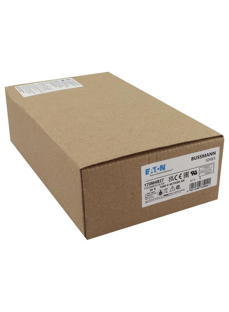50A 1000V 00TN/80 aR INDICATOR FUSE Wkładka szybka 50A AC 1000V rozmiar 00 30x47x98 mm aR D 170M4827