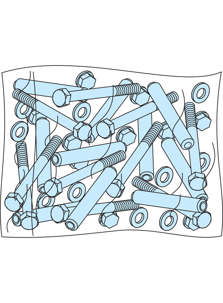 Rozdzielnice PrismaSet, zestaw 10 śrub + akcesoria do łączenia