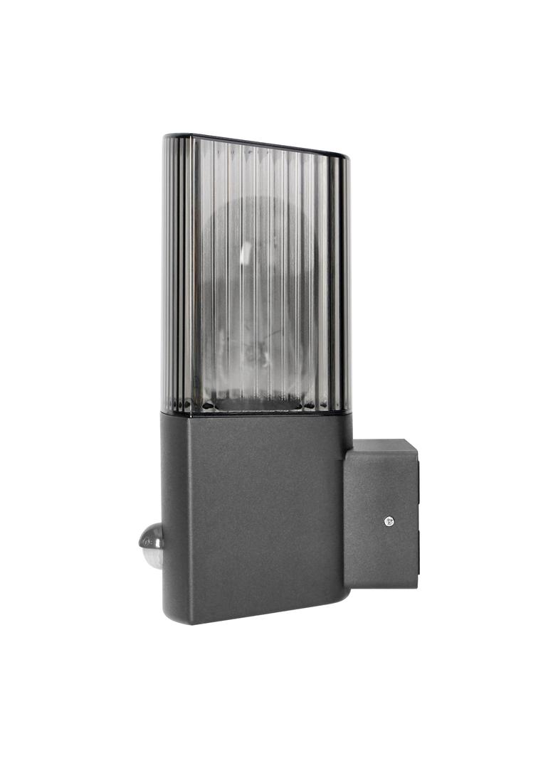 PEONIA oprawa ogrodowa hermetyczna z czujnikiem PIR E27 max. 15W IP54 czarna AD-OP-6581BE27PPR ORNO