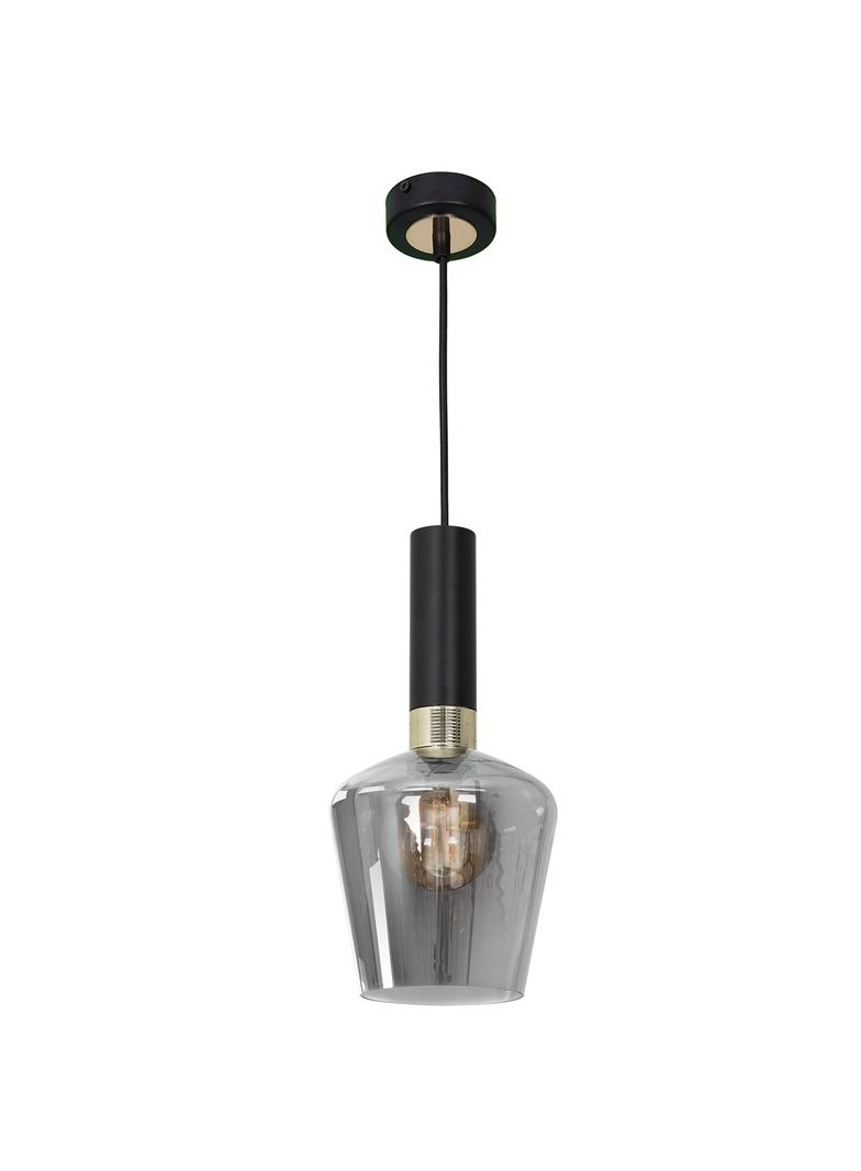 MILAGRO Lampa wisząca ROMA BLACK 1xE27