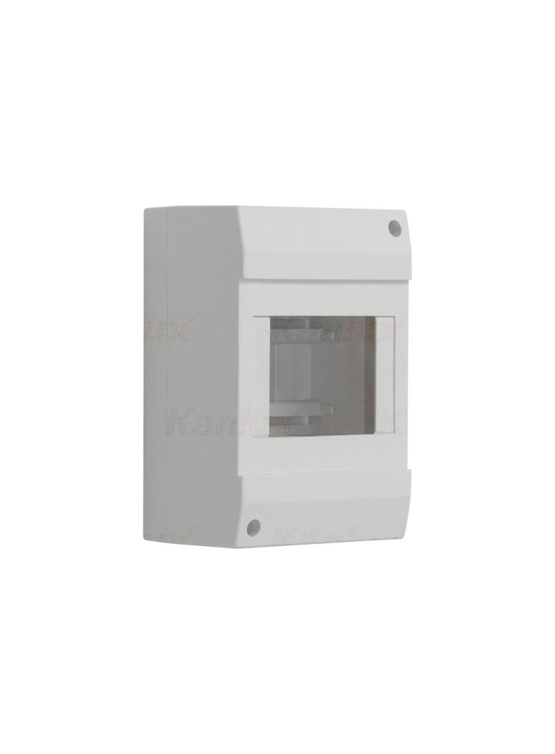 03851; DB104W 1X4P/SM Rozdzielnica natynkowa z listwami DIN