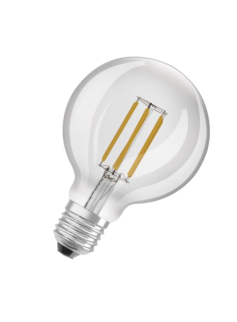 Lampa LED GLOBE energooszczędna szkło przezroczyste 4W 830 E27