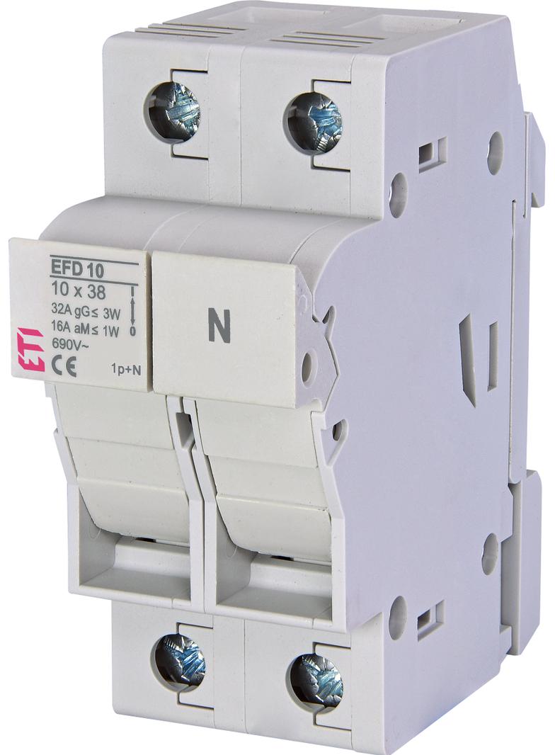Rozłącznik bezpiecznikowy z adapterem EFD 10 1P+N AD 002540302 ETI