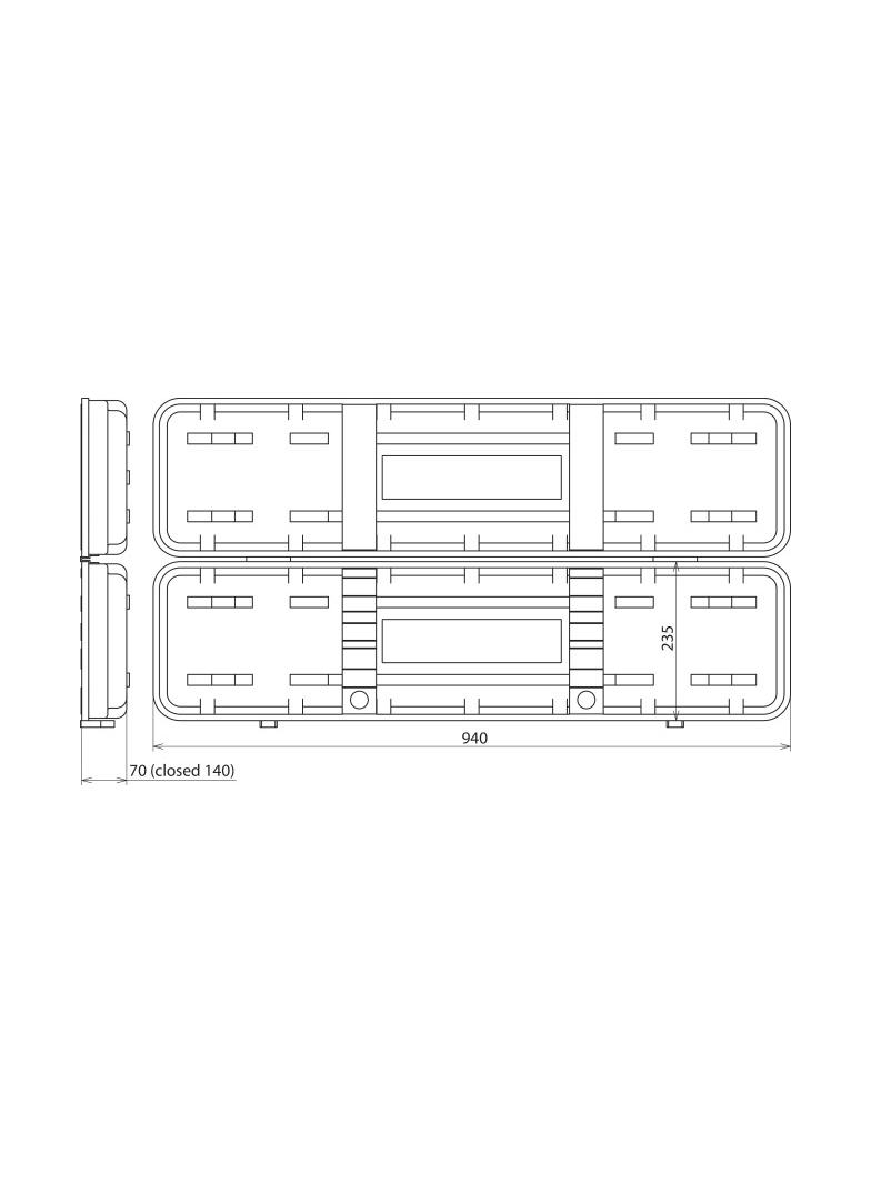 Kufer z tworzywa sztucznego dla PHE III