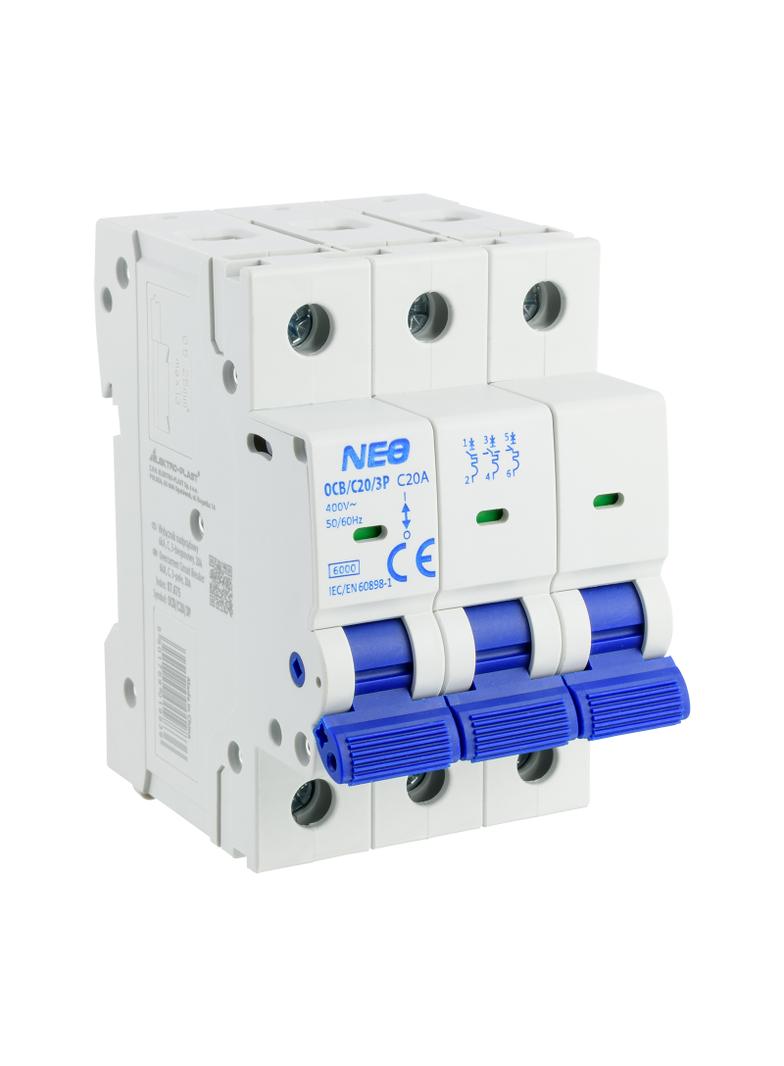 Wyłącznik nadprądowy 6kA 3P C20A OCB/C20/3P 87.675 OPATÓWEK